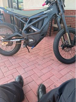 Surron style e bike (read description)