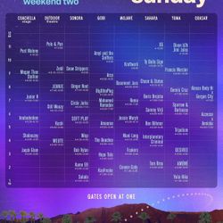 LOOKING FOR A SUNDAY ONLY TIX