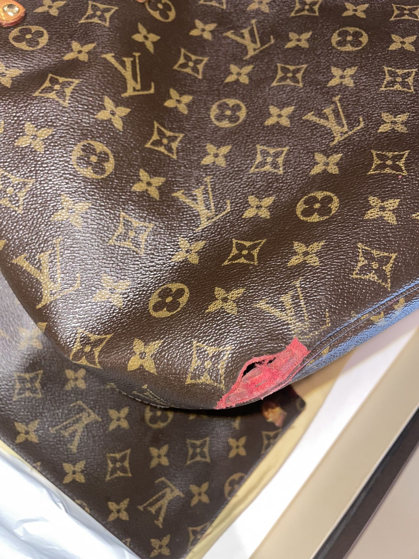 Louis Vuttion Bag And Clutch