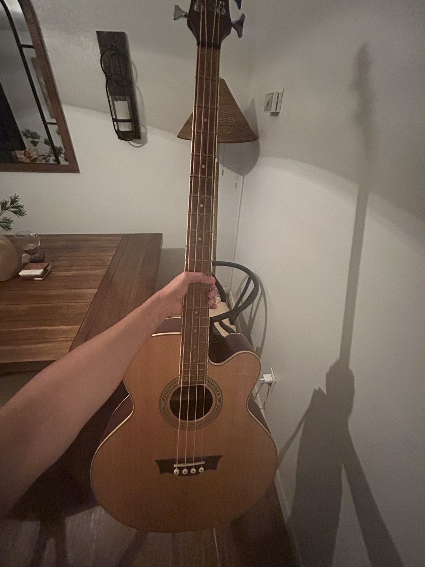 Dean 4 Strong Electric Acoustic Bass Guitar