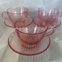 Cute Pink  Cup Sets