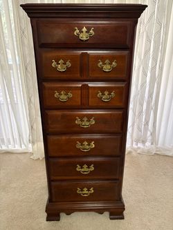 Cherry 7 Drawer Lingerie Chest