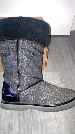 Coach nikole signature clearance boots