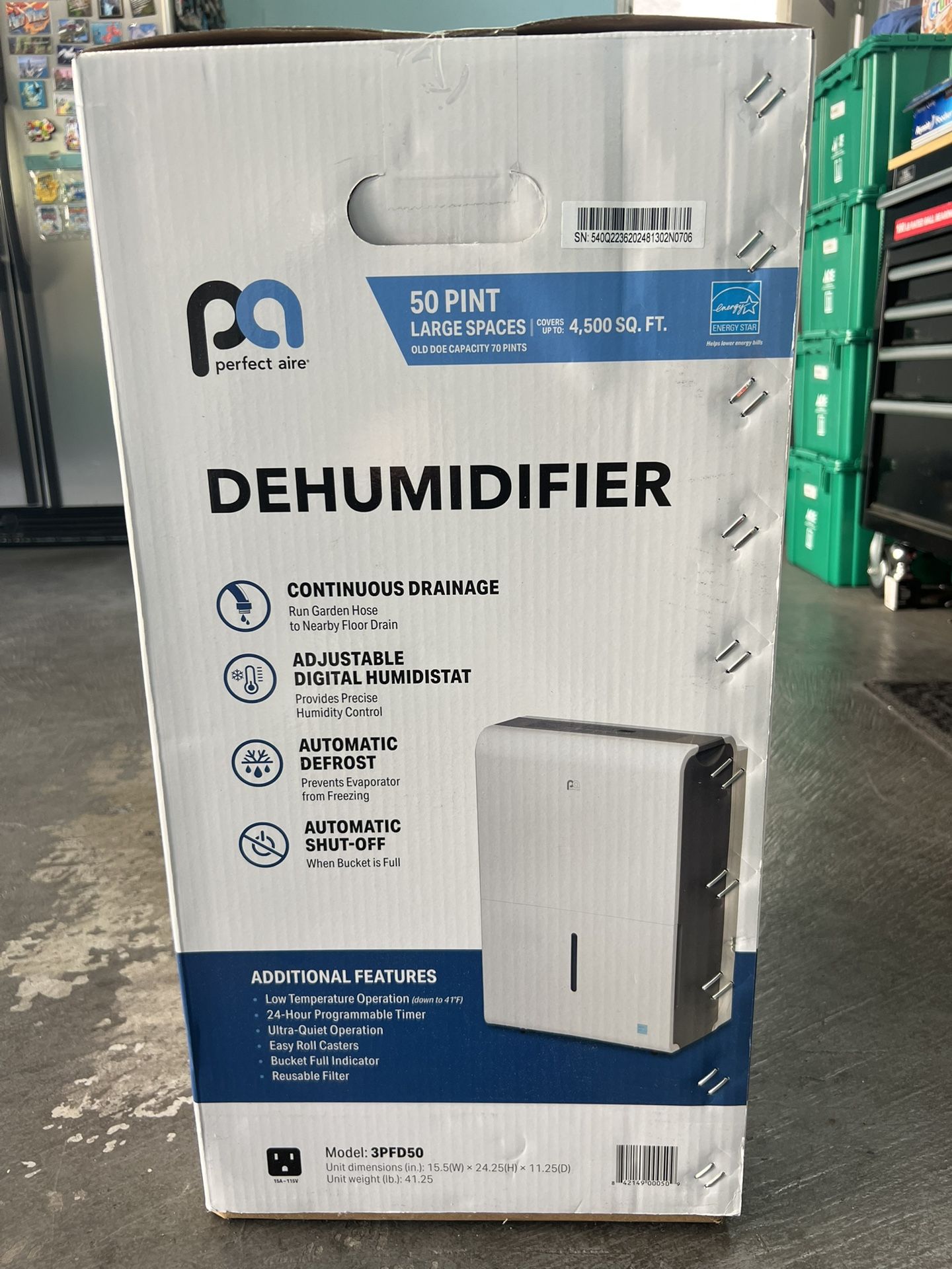 Perfect Air Dehumidifier With Drainage