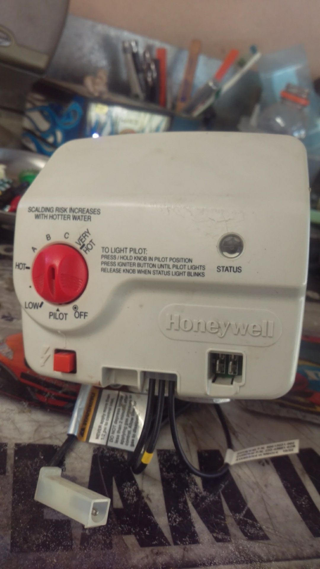 Honeywell hot water heater thermostat board