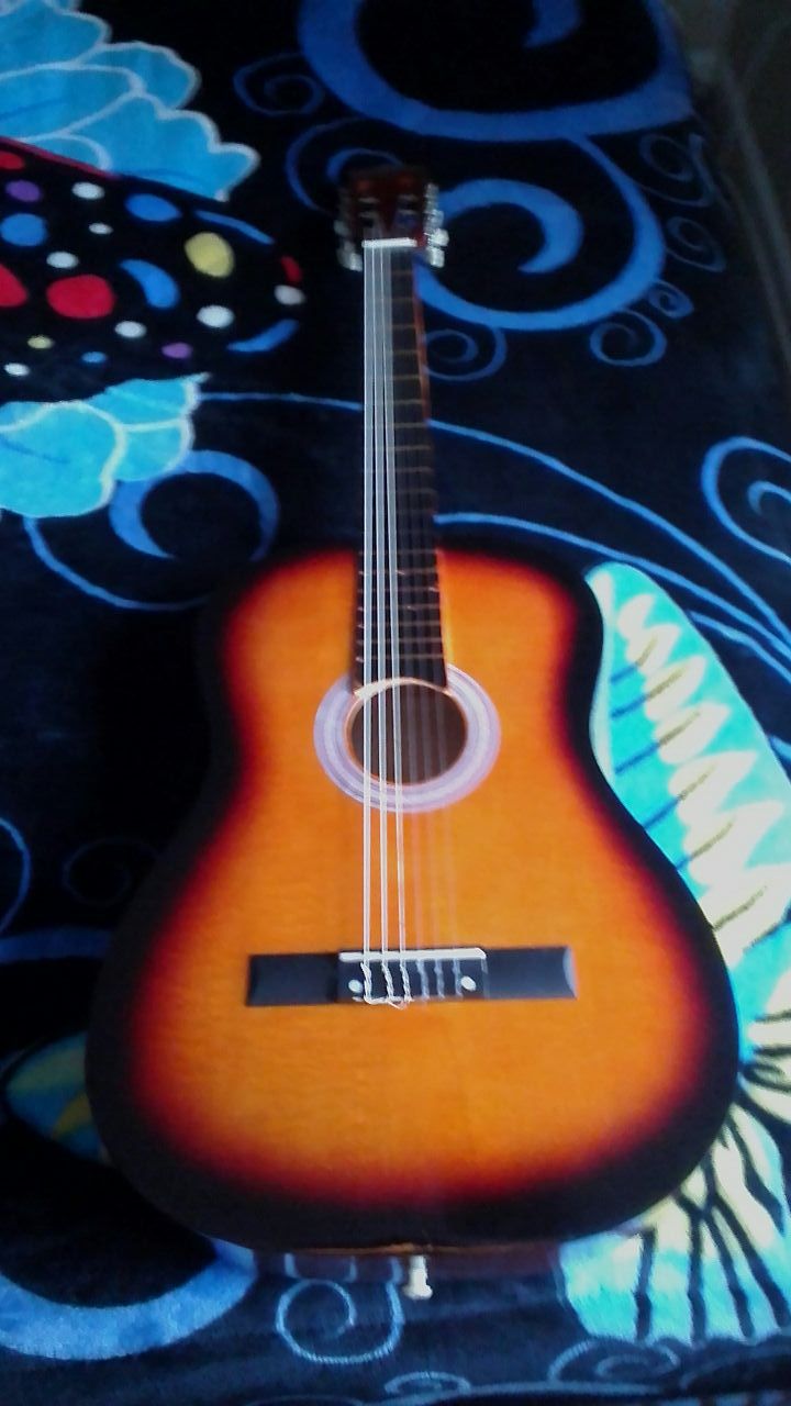 Ktaxon 38 inch cutaway acoustic guitar nueva