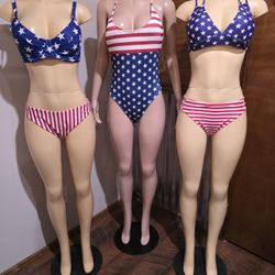 New Women's USA Flag 2piece Bikini Set/Swimsuit 25.00 Each 