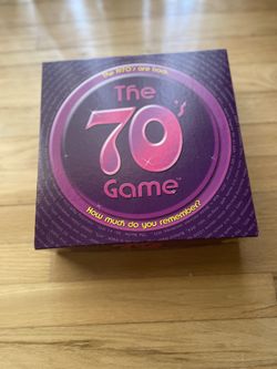 The 70's Game Board Game Trivia