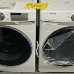 Same Day Delivery, Samsung Front Loading Washer & Dryer Set