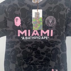 BAPE x Inter Miami CF Camo Tee