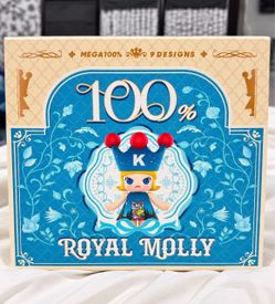 POP MART Royal Molly Mega 100% Blind Box