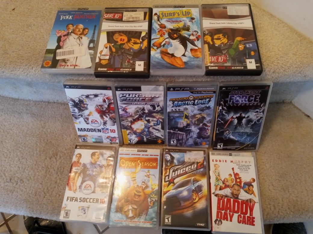PSP Games Used In Good Condition