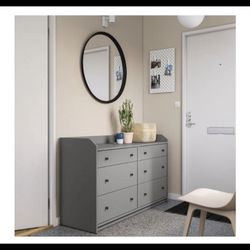 IKEA HAUGA 6-drawer dresser, gray, 54 3/8x33 1/8 " for Sale in Brooklyn, NY  - OfferUp