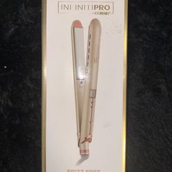 INFINITIPRO BY CONAIR Frizz Free Titanium Ceramic Flat Iron, 1-inch

