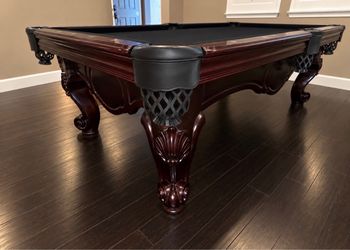 Unique Design 8’ Pool Table (Free Delivery & Pro Setup)