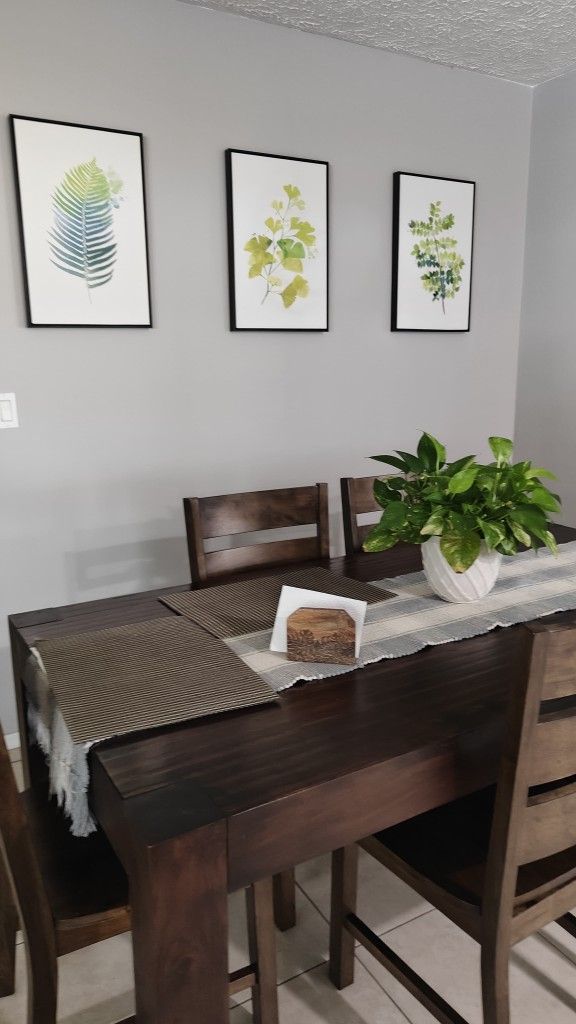 Modern Framed Wall Art – Green Plants
