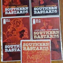 Southern Bastards Comic Book Lot Of Five Issues 3 Four 5 6 Seven