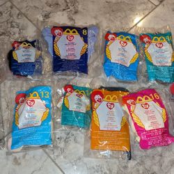 New sealed lot of 11 Ty Beanie Babies From McDonald's 