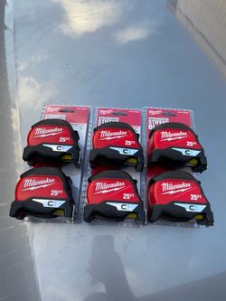 Milwaukee 25 ft. Compact Magnetic Tape Measure (2-Pack)