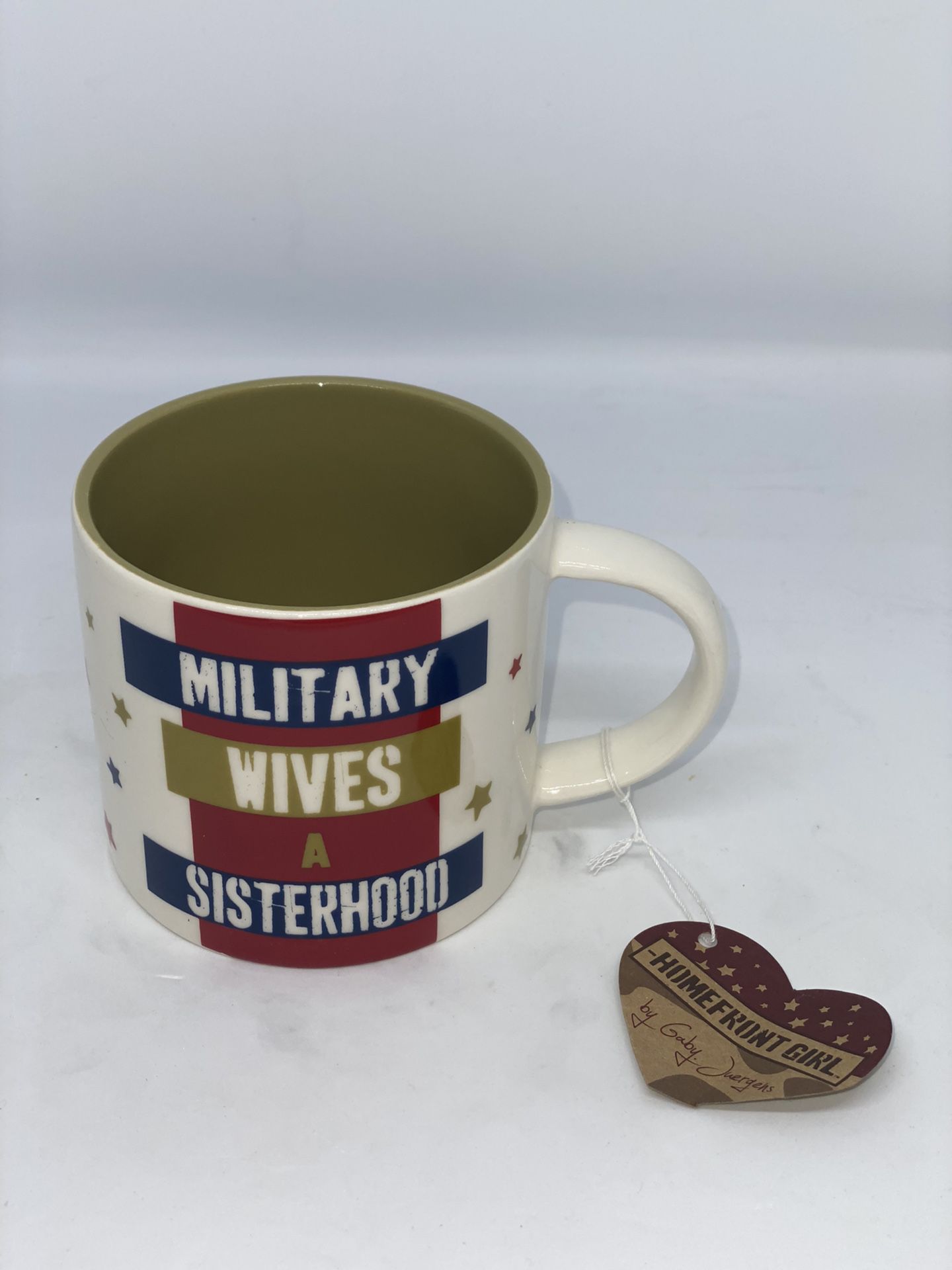 Military Wives...A Sisterhood; Homefront Girl mug $25