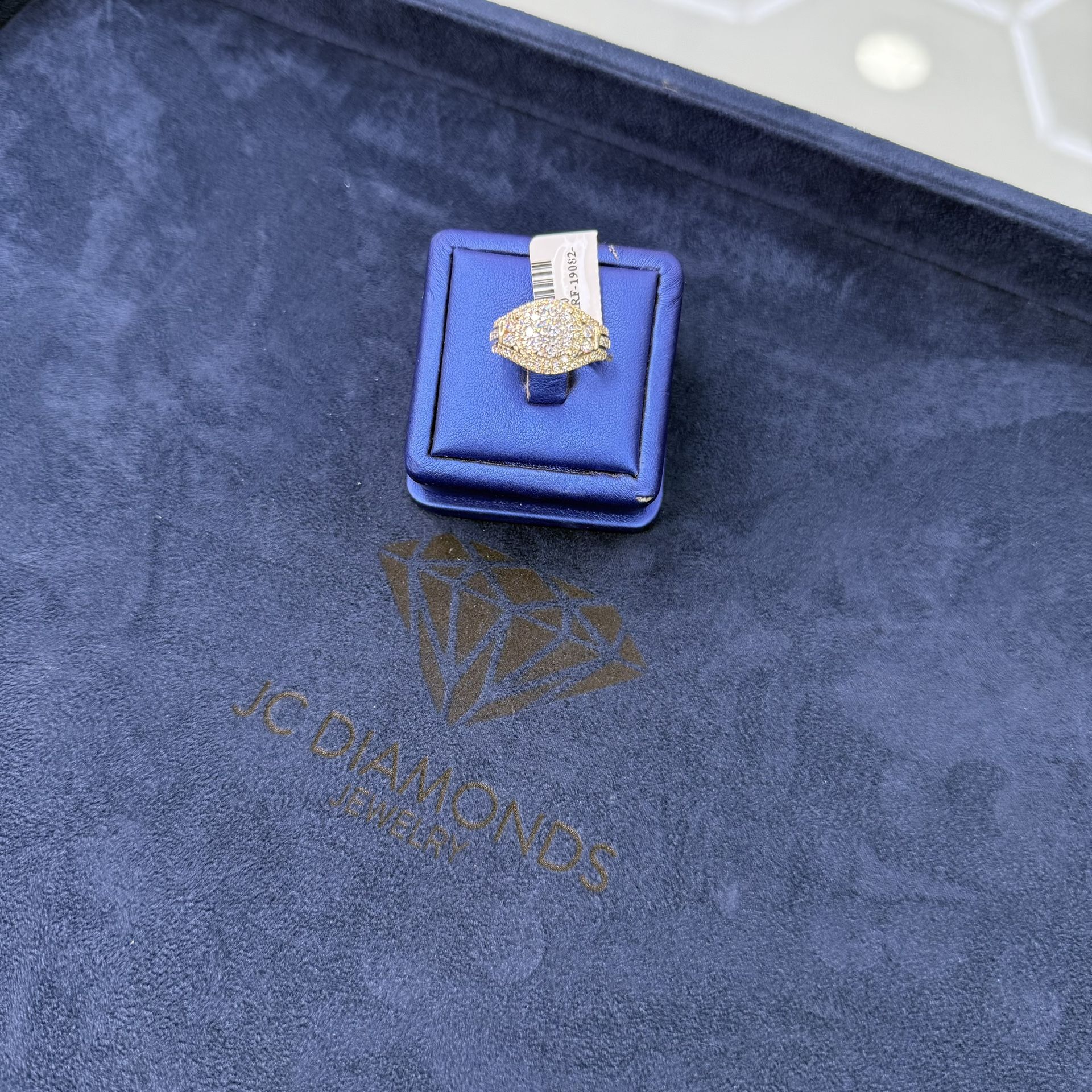 Ring Engagement 14k Gold Diamonds Real