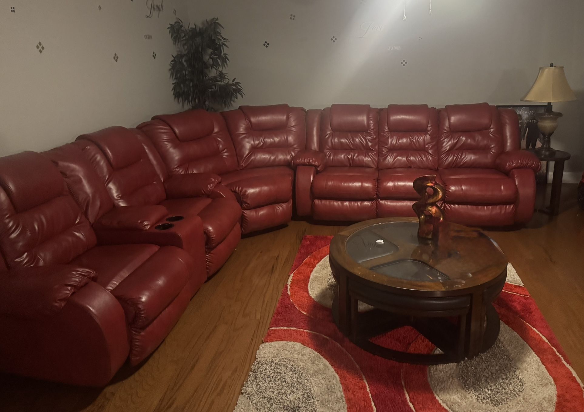 Red Sectional