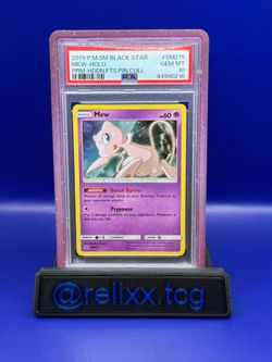 Pokemon 2019 Mew Black Star #SM215 - 10 (pop 206)