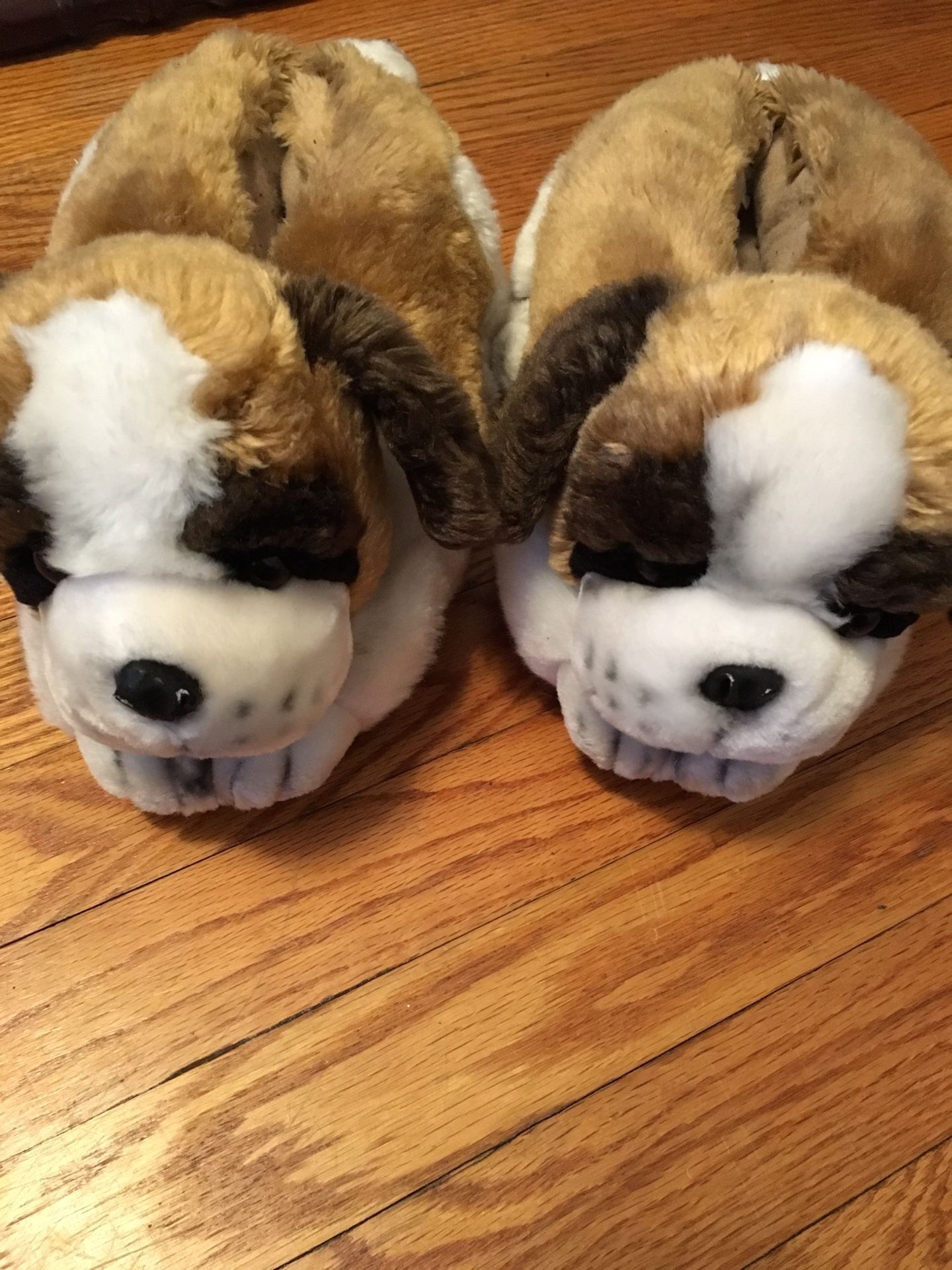 Doggie slippers child to adult