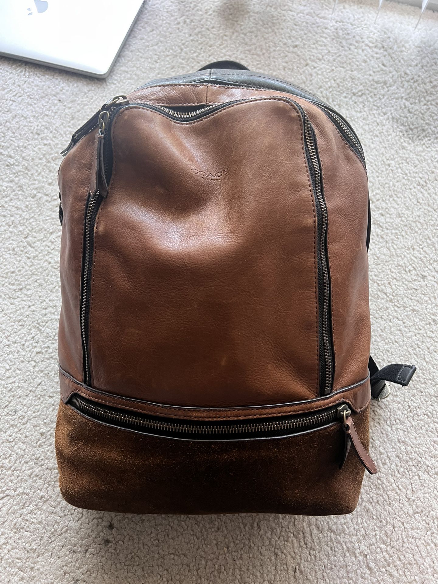 Coach Leather Backpack For Men
