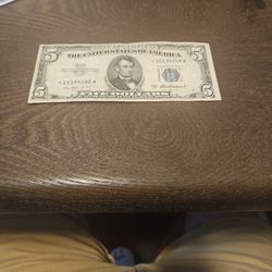 1953 A $5 BILL