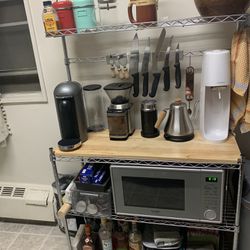 Kitchen Shelf With Countertop 