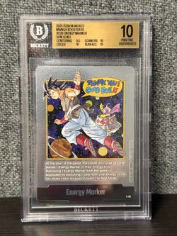 BGS 10 Pristine Energy Marker E-90 Son Goku Dragon Ball Fusion World SB02