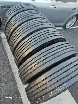 6 Used Tires 245 75r22.5  134/131L Toyo M154
 LR G , DOT 2019 $650.00