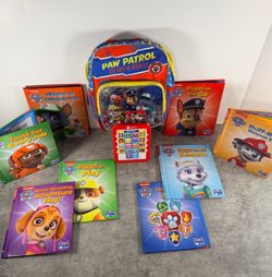 PAW Patrol Backpack and Book Bundle Set