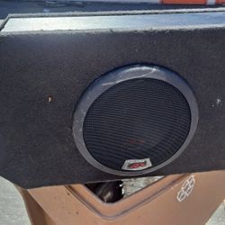 Small Alpine Subwoofer In Box 