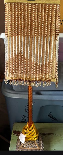 2 decorative table lamps for $25