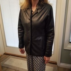 Leather Jacket Womens Size Small