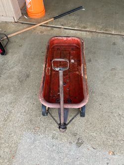 Red Flyer vintage wagon