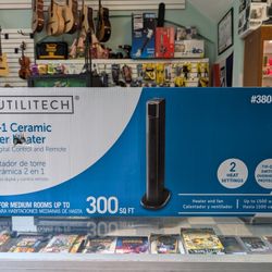 Brand New Utilitech 3804841 Heater And Fan 2 In 1 