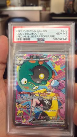 Iono’s Bellibolt EX PSA 10 pokemon card