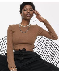 Brown Long Sleeve Shirt 