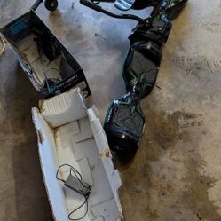 2 Hoverboards + Buggy Attachment – Like New $100