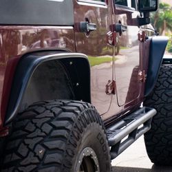 Jeep Wrangler JK Flat Fender And Side Step Package Deal
