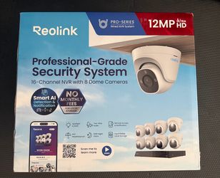 Reolink 12 Dome Camera 4k+ 4TB NVR