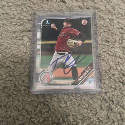 Ryne nelson 1st bowman auto 