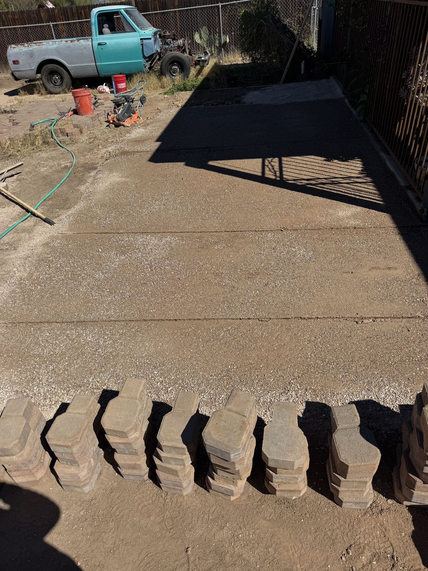 We do construction work and paver Turf synthetic