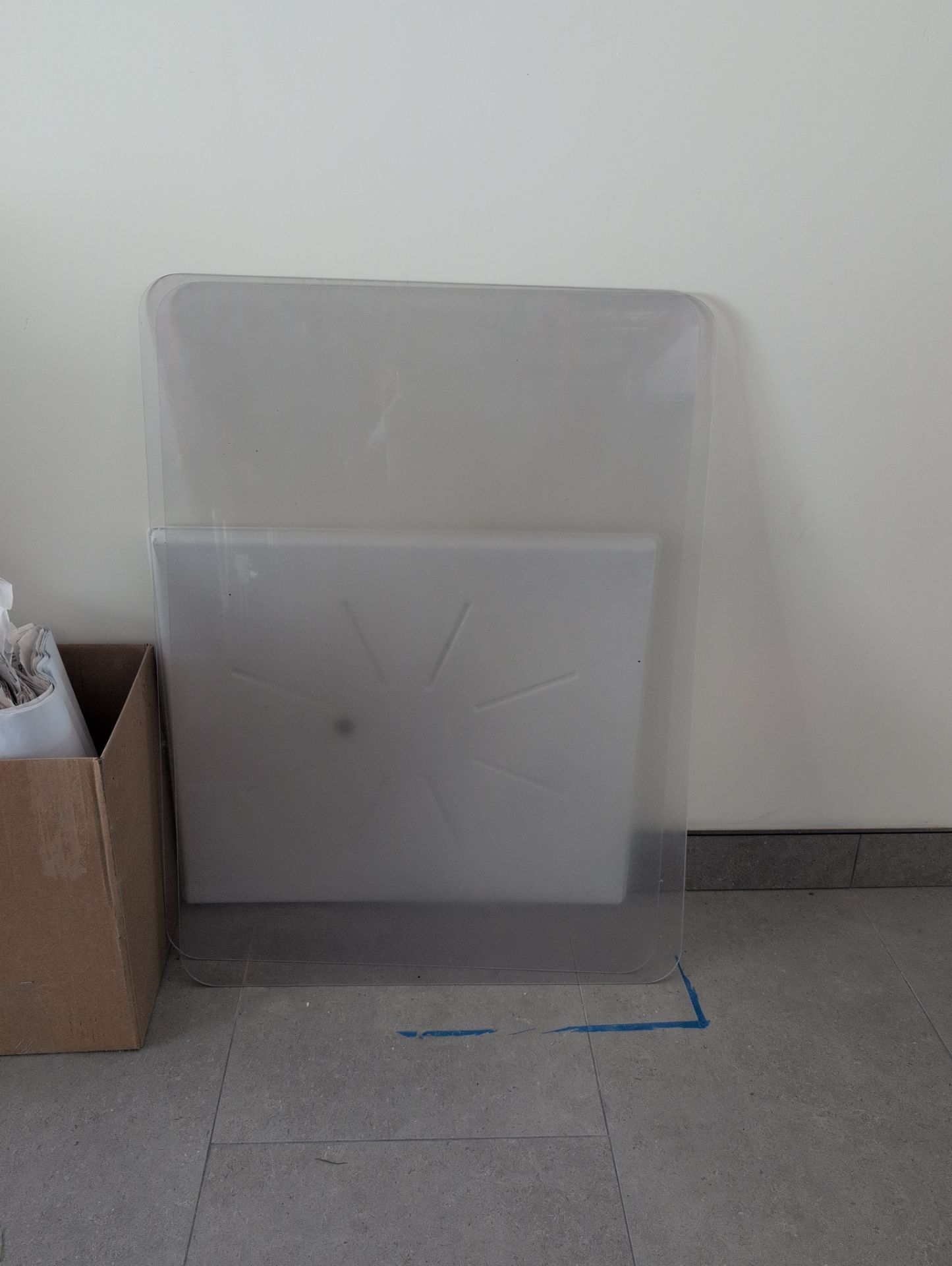 Clear office chair Floor Mat