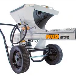 MUDMIXER Continuous Feed Portable Electric Concrete, Cement and Mortar Mixer