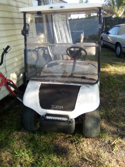Old Yamaha Golf Cart !36 Volts N Charger Needs 2 Batts Cause One Is Good They May Charge Up $1000 Delivered