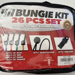 26 Piece Bungie Kit Set(new)
